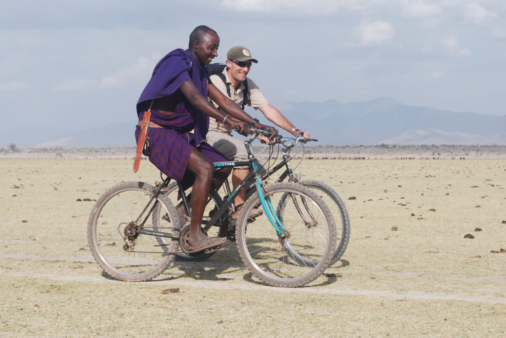 Biking con guida Masai
