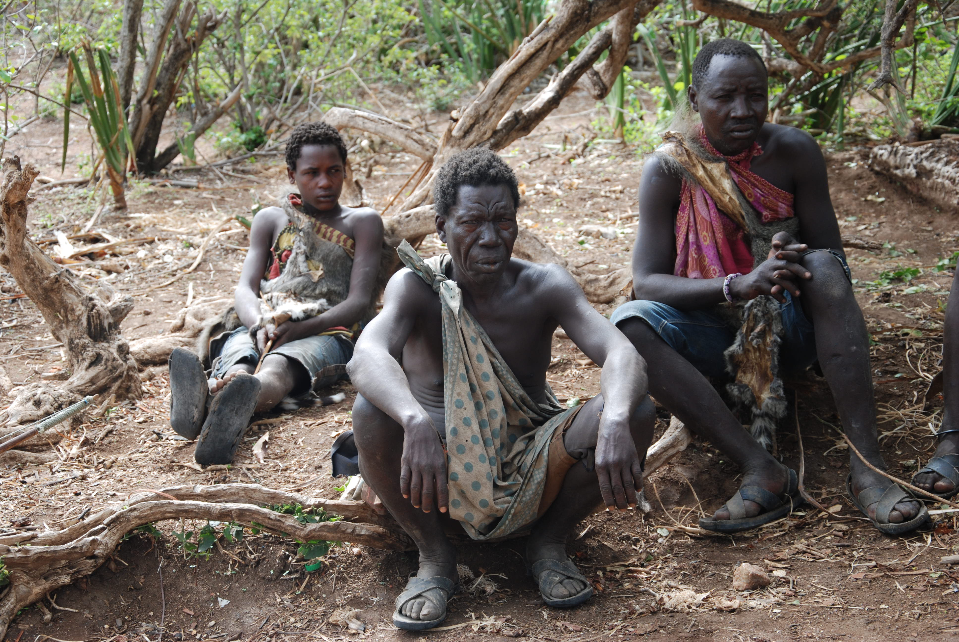Hunting with Hadzabe people